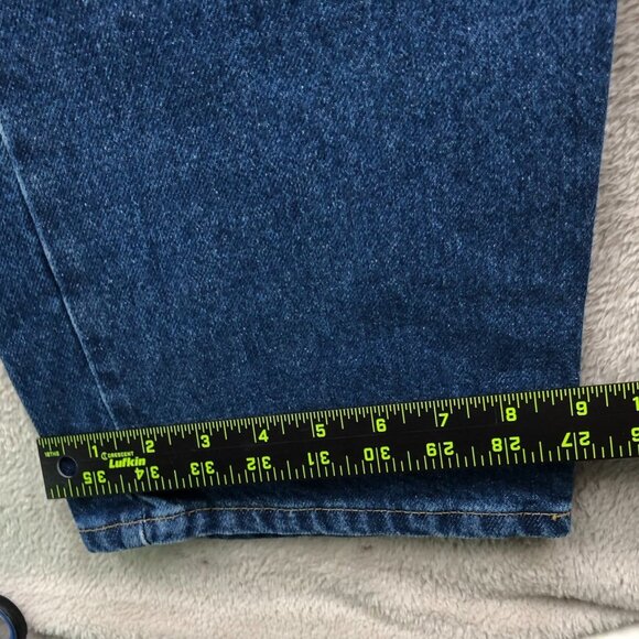 Carhartt Mens Workwear Jeans Size 42x30 B18 DST Traditional Fit Irregular Blue - Picture 7 of 16